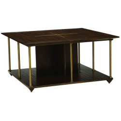 TRA-COCTAB-004 BRASS AXIS COCKTAIL TABLE ONLY